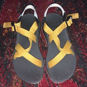 Yellow Chaco Cloud Sandals